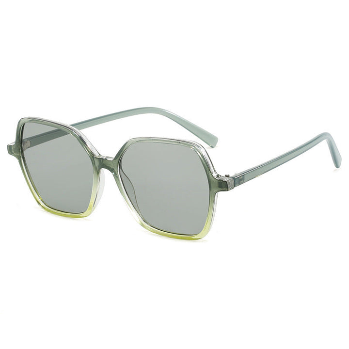 Women's oversized sunglasses with modern, transparent frame Kalsten