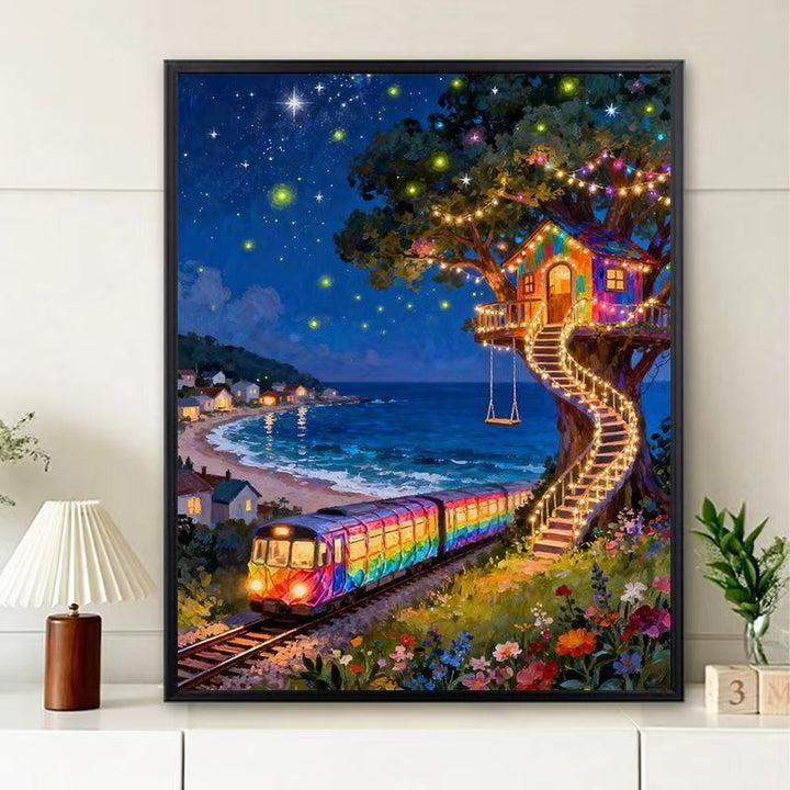 Vibrant Scenic Sunset Wall Art Kalsten