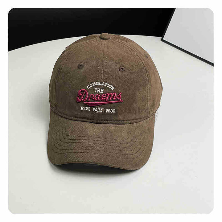 Unisex Vintage-Inspired Embroidered Baseball Cap Kalsten