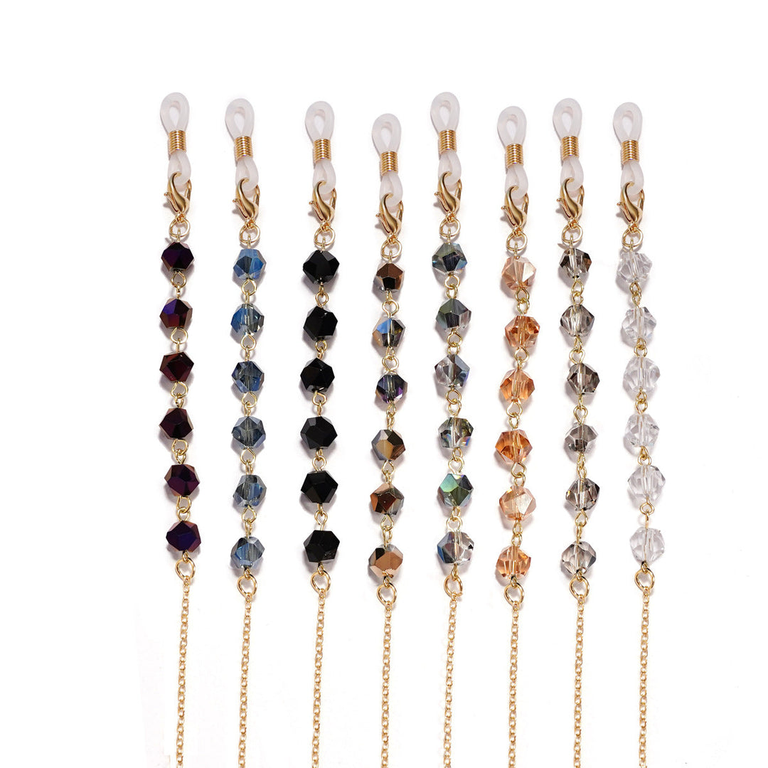 Elegant Crystal Beaded Glasses Chain kalsten
