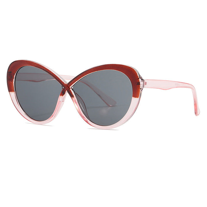 Women Cat-Eye Sunglasses with Mirrored Lenses Kalsten
