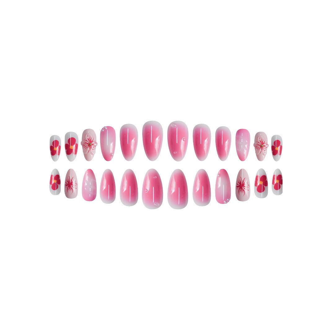 Floral Accented Nail Art Kalsten