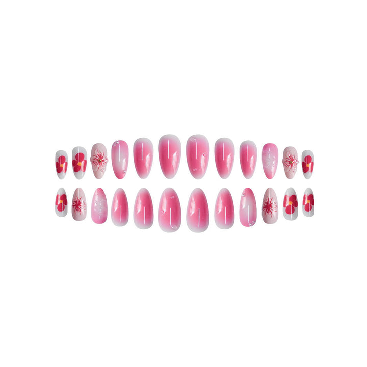 Floral Accented Nail Art Kalsten