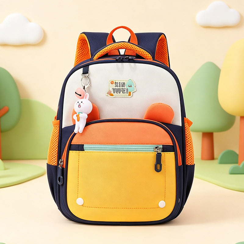 Cartoon-Themed Multi-Compartment School Backpack Kalsten