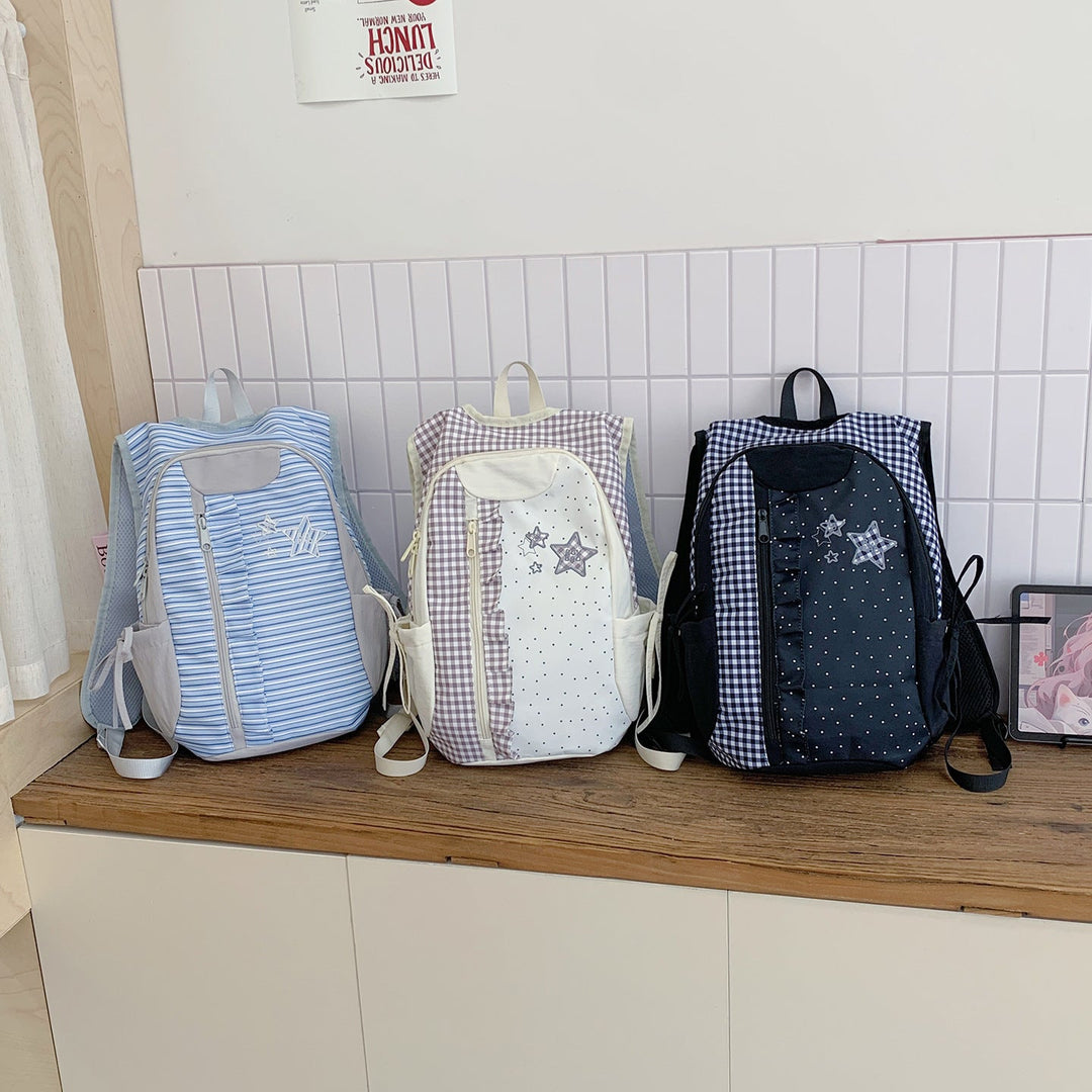 Kids' Lightweight Striped Backpack kalsten