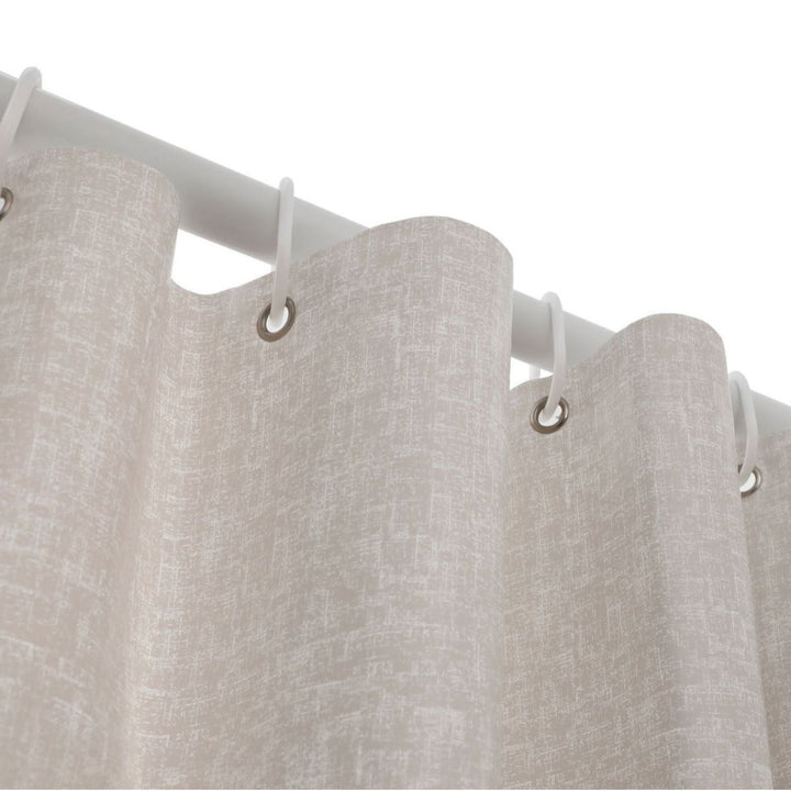 Chevron Pattern Water-Resistant Shower Curtain Kalsten
