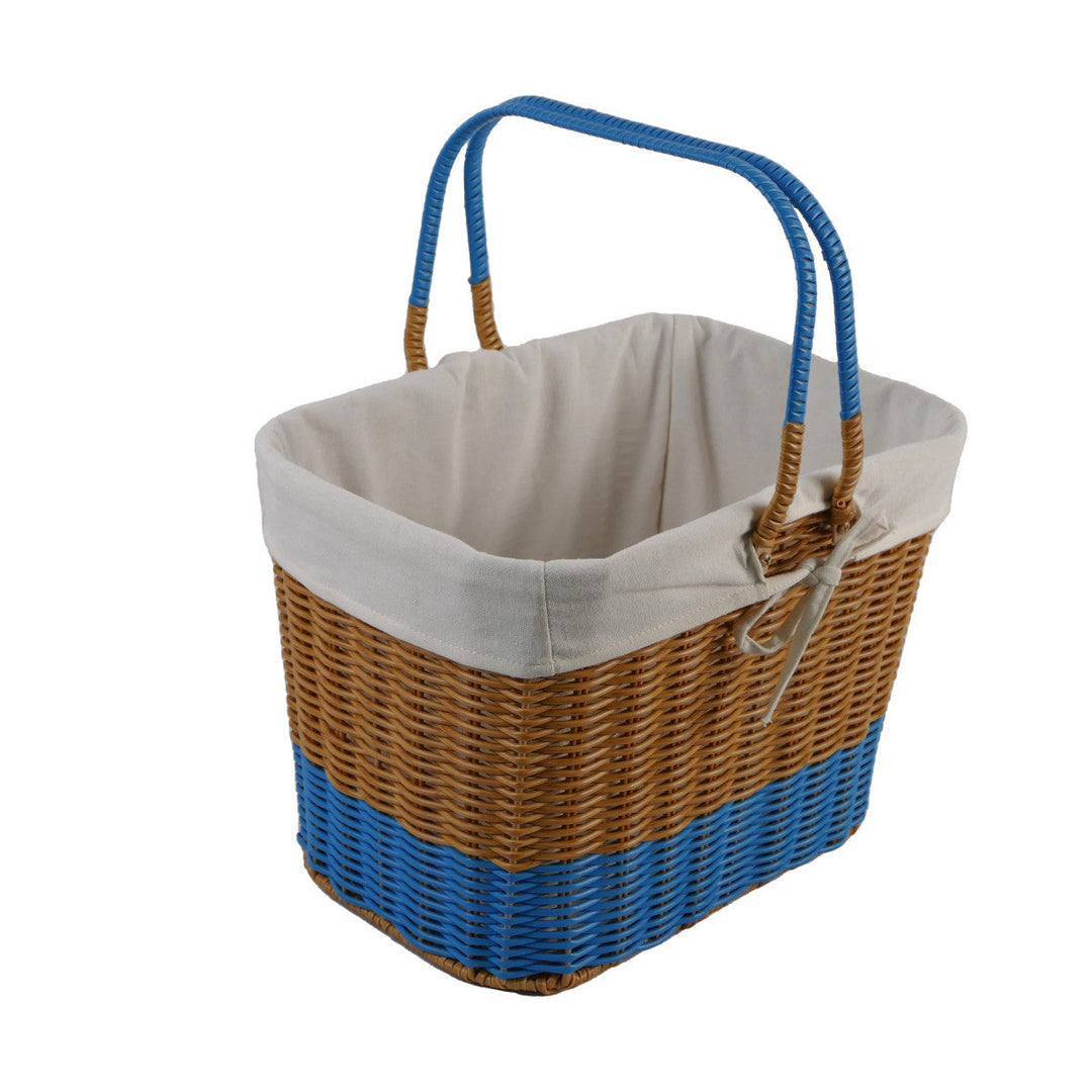 Ladies braided shopping basket with removable inner lining Kalsten