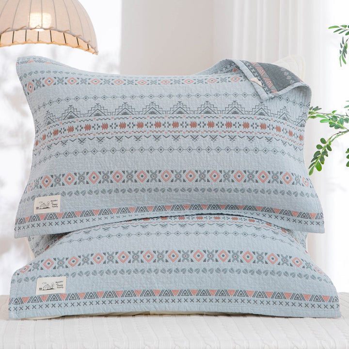 Women's pillowcase with modern checkered pattern Kalsten