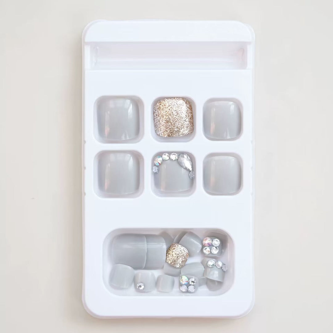 Premium Glittering Toe Nail Art Kalsten
