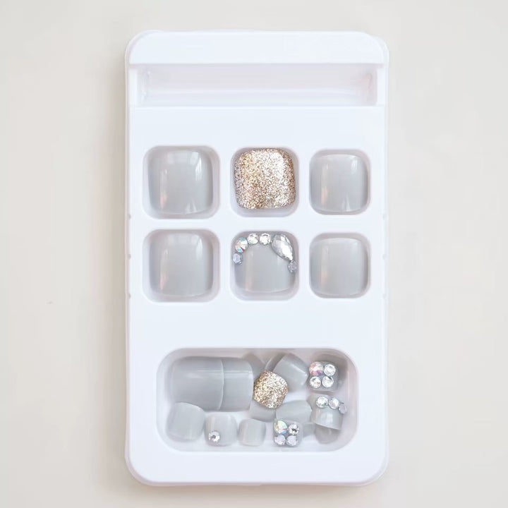 Premium Glittering Toe Nail Art Kalsten