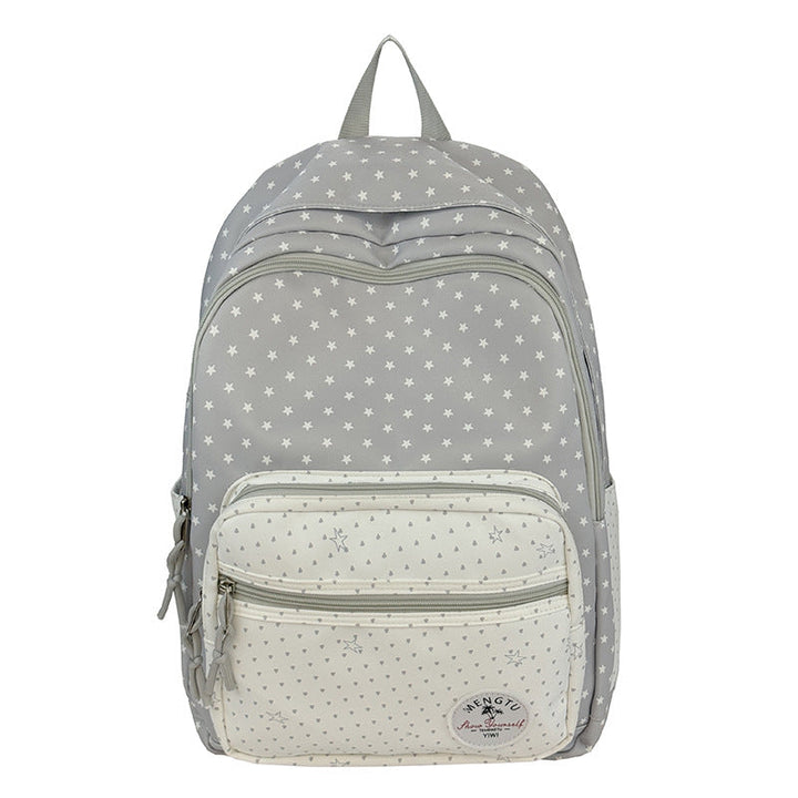 Star-Patterned Multi-Compartt Backpack Kalsten
