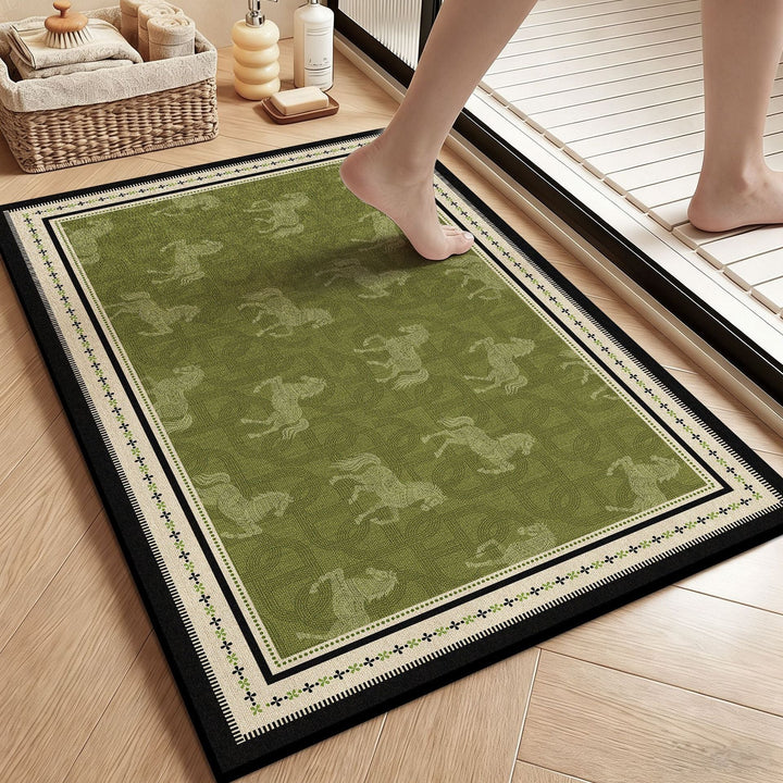 Nature-Inspired Decorative Bath Mat