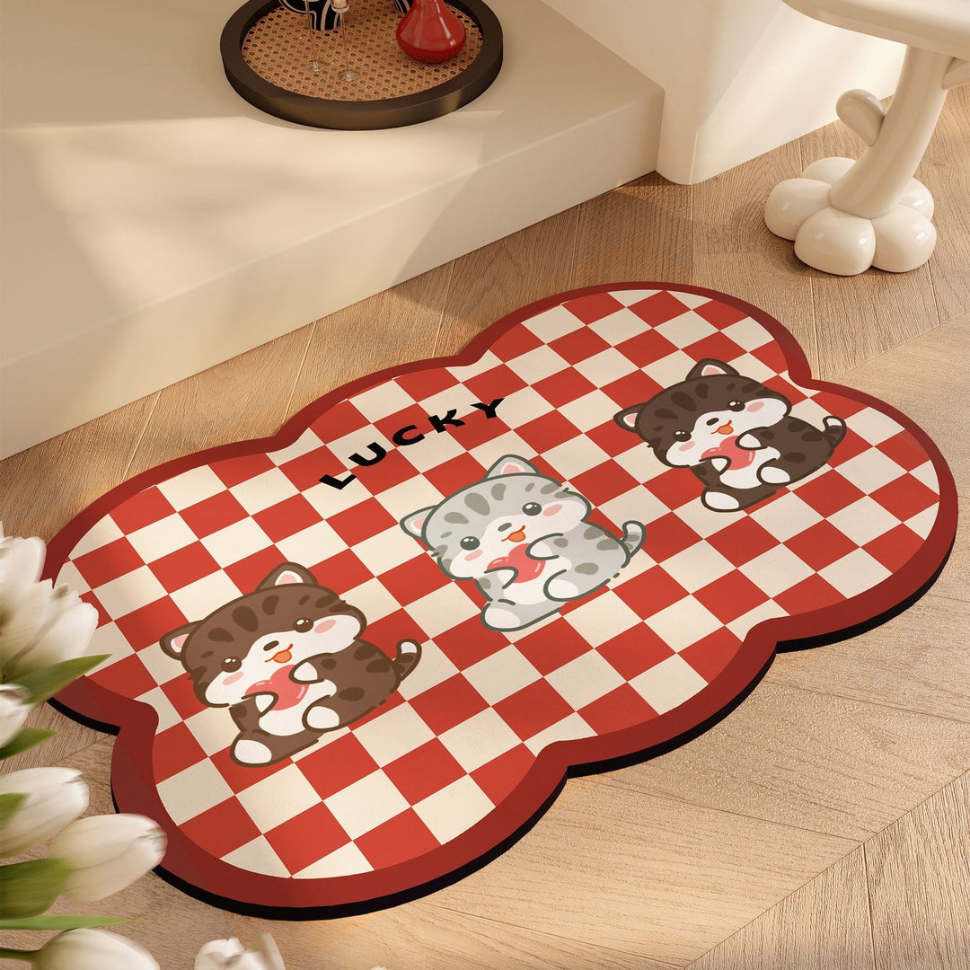 Cute Cartoon Animal Bath Mat Kalsten