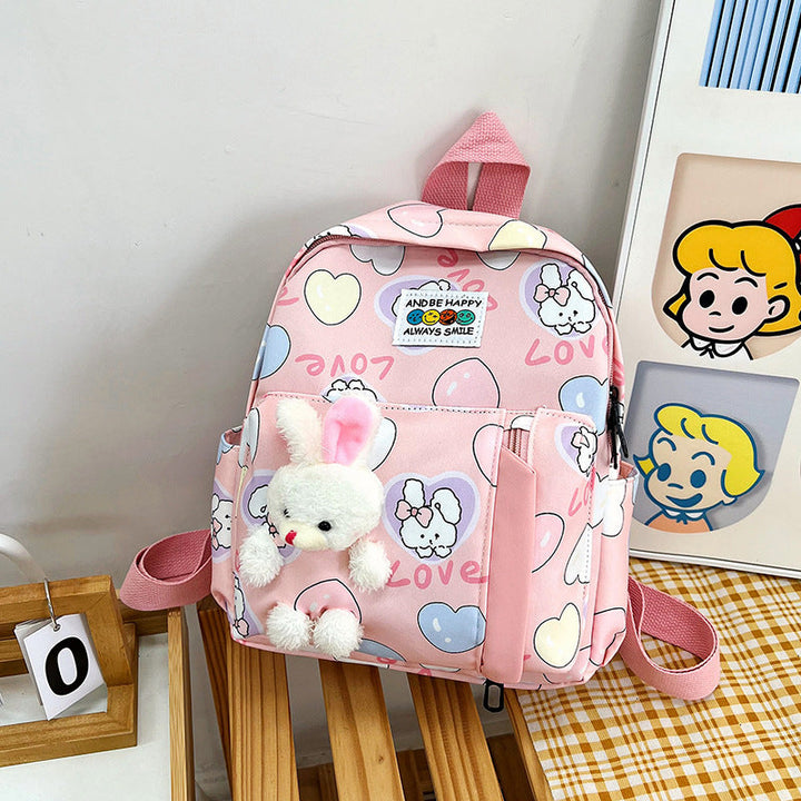 Cute Plush Bunny-Themed Mini Backpack Kalsten