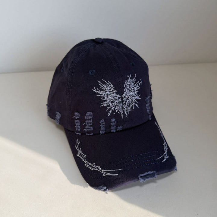 Women's Distressed Graphic Snapback Cap Kalsten