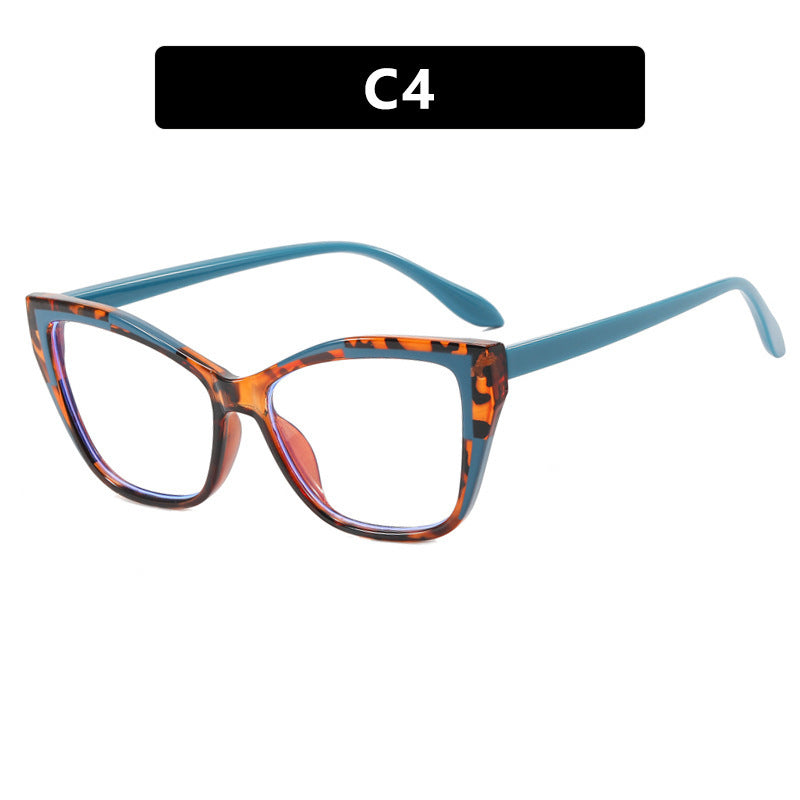 Women's Fashion Cat-Eye Glasses with Transparent Frame Kalsten
