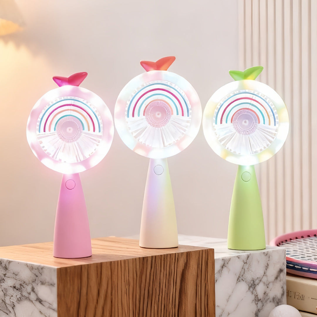 Women's portable multifunction fan with LED lighting Kalsten