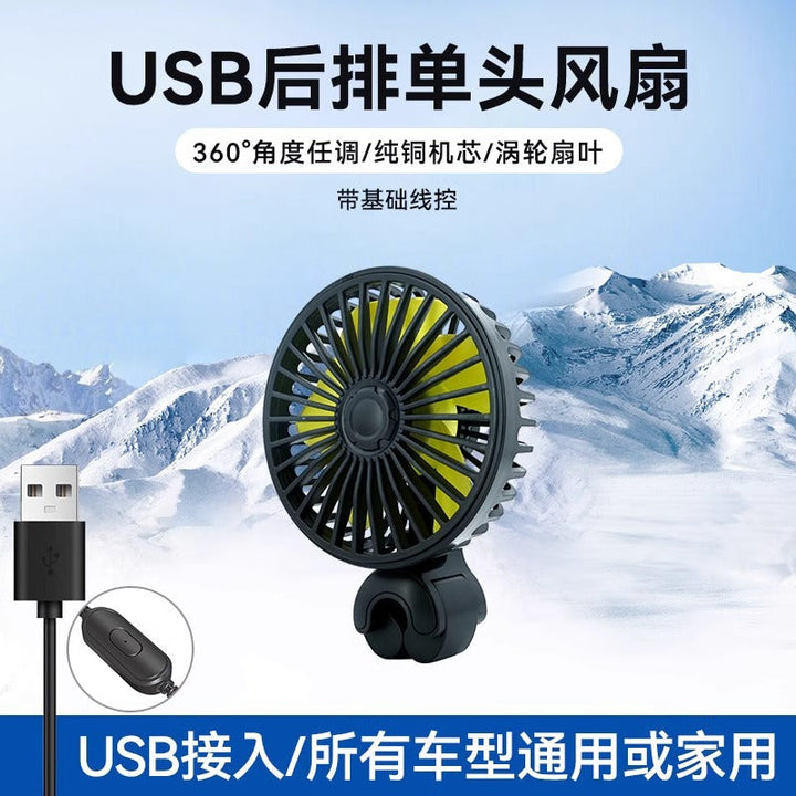 Portable USB fan with flexible mount Kalsten