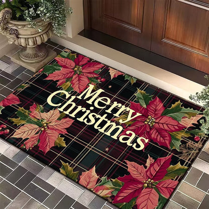 Festive Christmas Welcome Mat Acalora