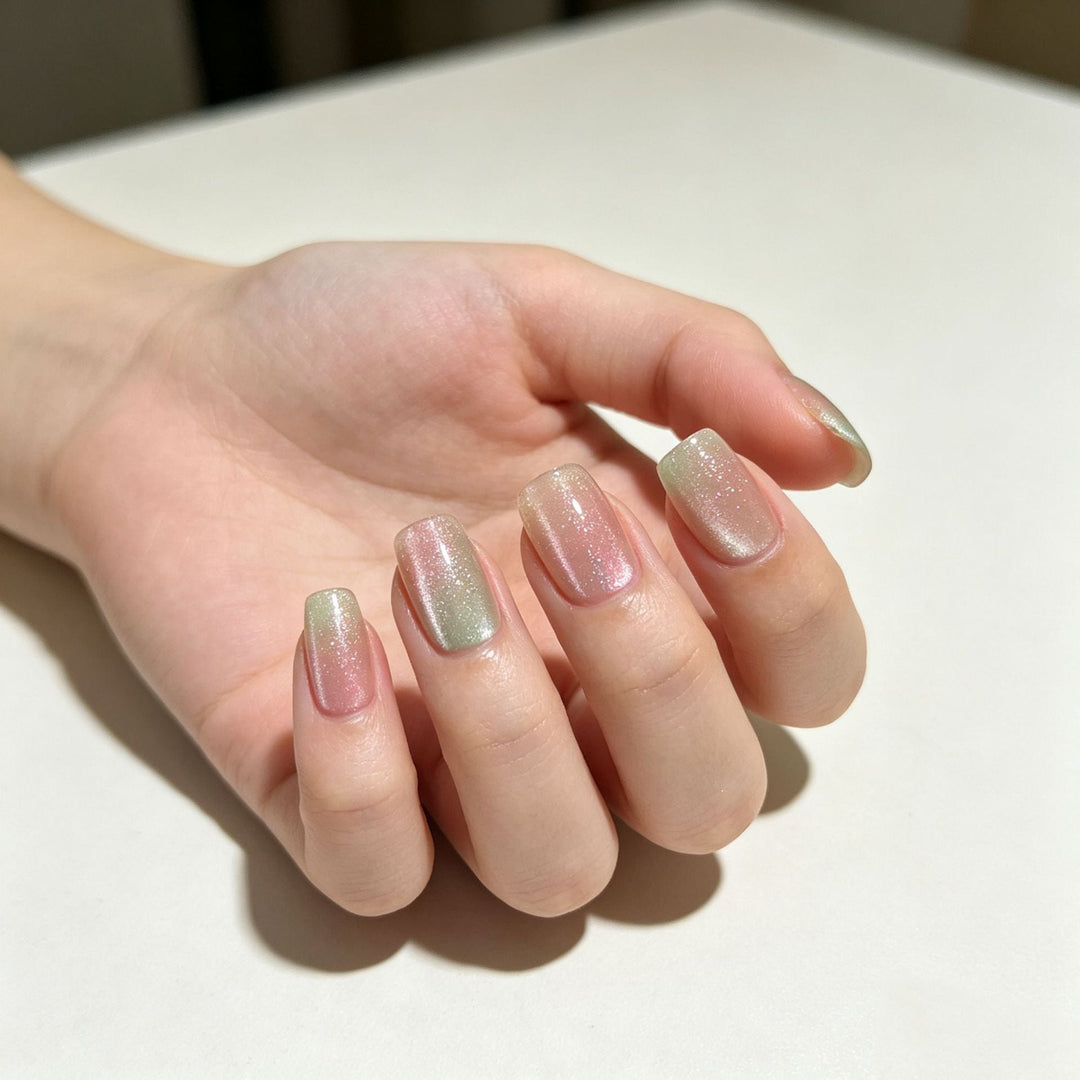 Elegant Floral Bow Press-On Nail Tips Kalsten
