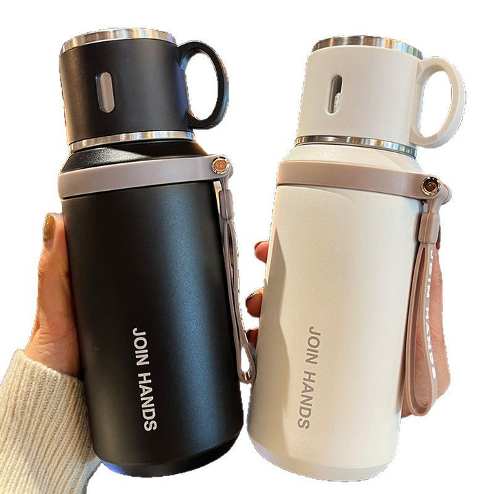Women's Insulated Travel Water Bottle with Practical Handle Kalsten