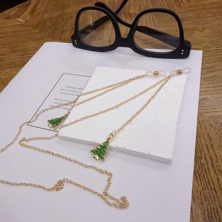 Festive Christmas Tree Eyewear Chain Kalsten