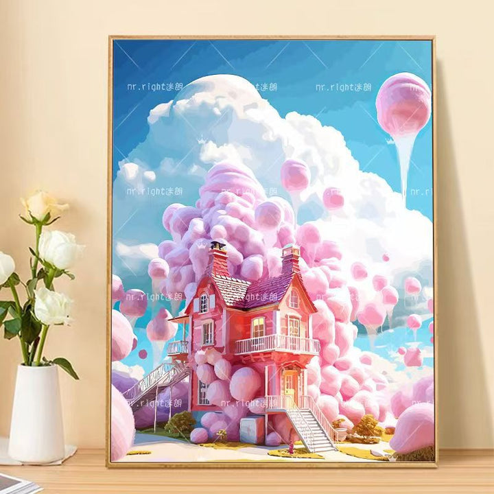 Whimsical Fantasy Landscape Art Canvas Kalsten