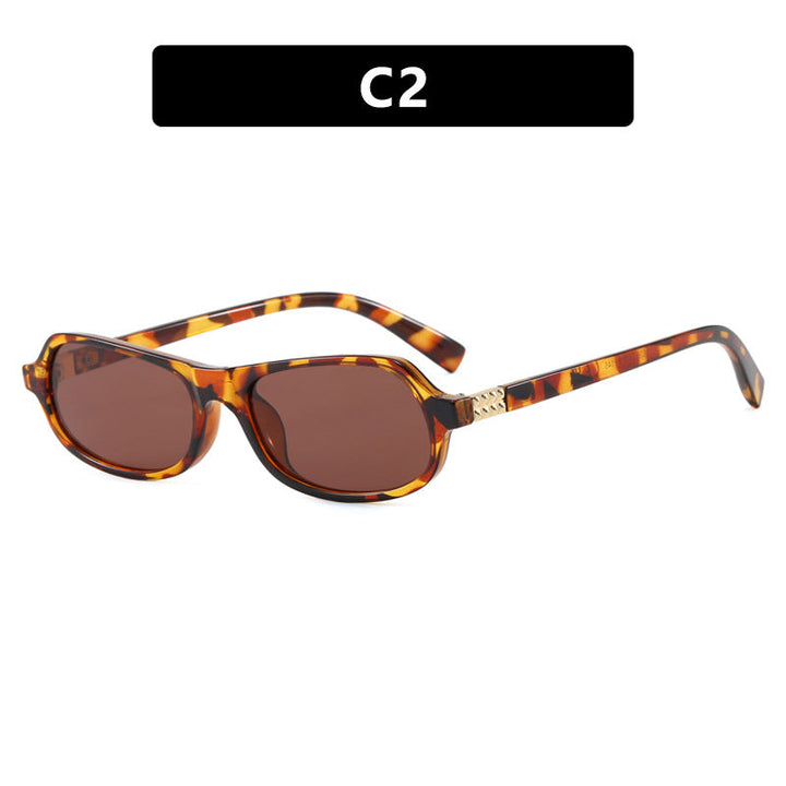 Ladies stylish fashionable sunglasses with golden accents Kalsten