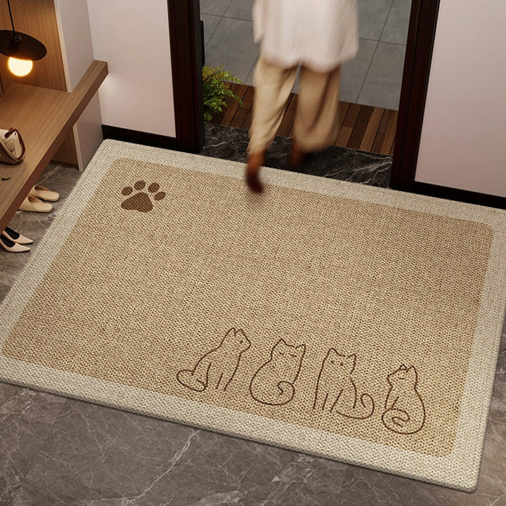 Playful Panda Welcome Mat