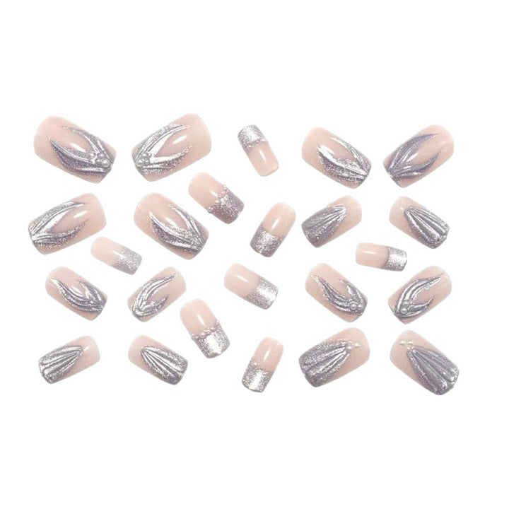 Luxury Aquamarine Design Press-On Nails Kalsten