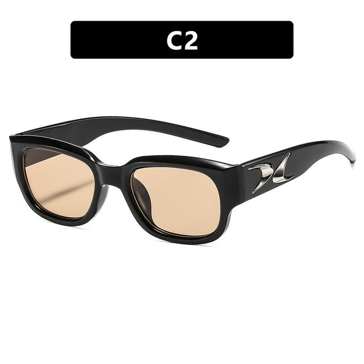 Women's sunglasses in fashionable retro design with stylish accents Kalsten