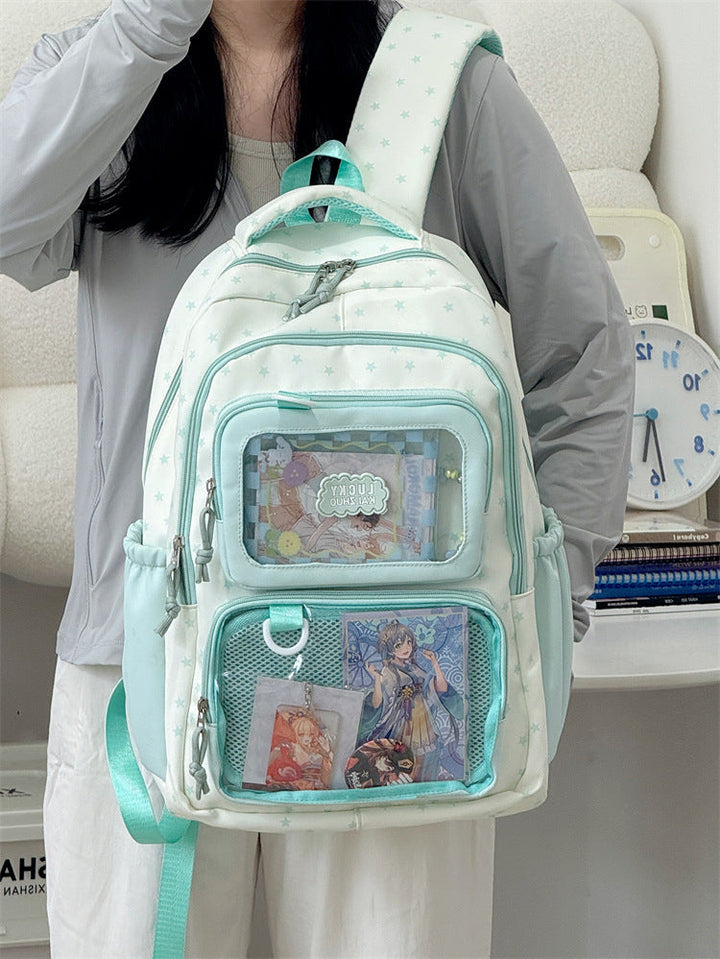 Cute Character Design Plush School Backpack