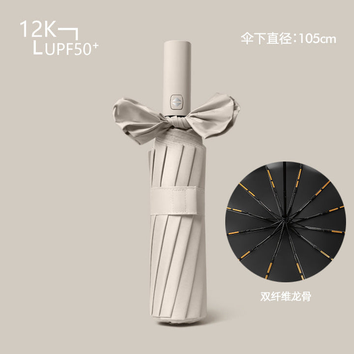 Women's compact and wind-resistant umbrella with UV protection technology Kalsten