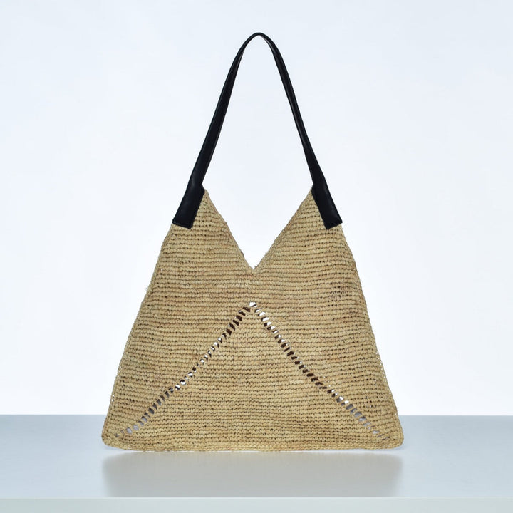 Knitted Shoulder Bag with Elegant Cut Kalsten