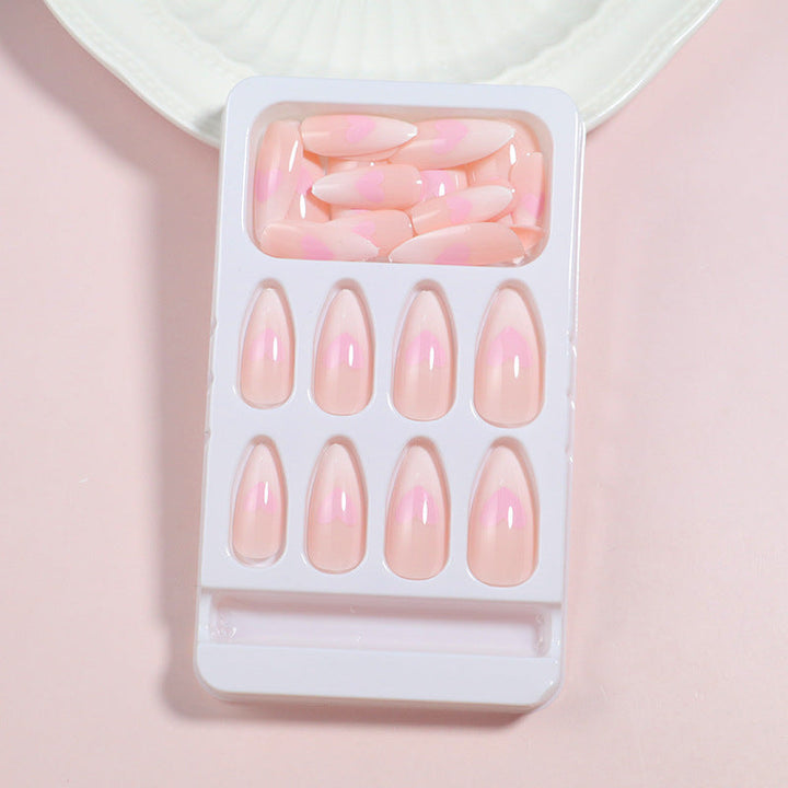 Heart-Accent Press-On Nail Set Kalsten