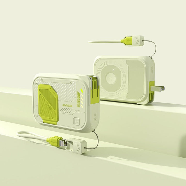Multifunctional power bank with integrated charging cable and outstanding fast charging function Kalsten