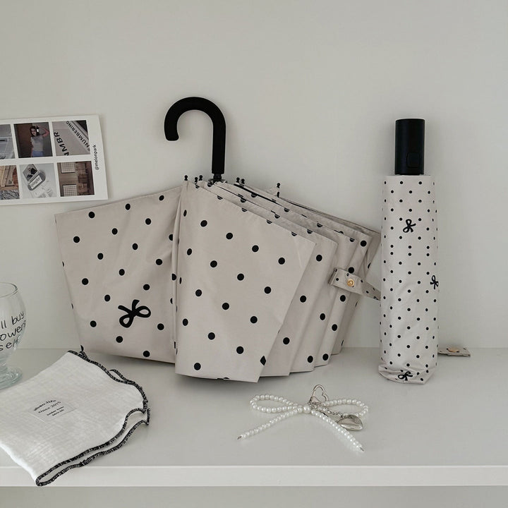 Ladies compact umbrella with stylish polka dot design Kalsten