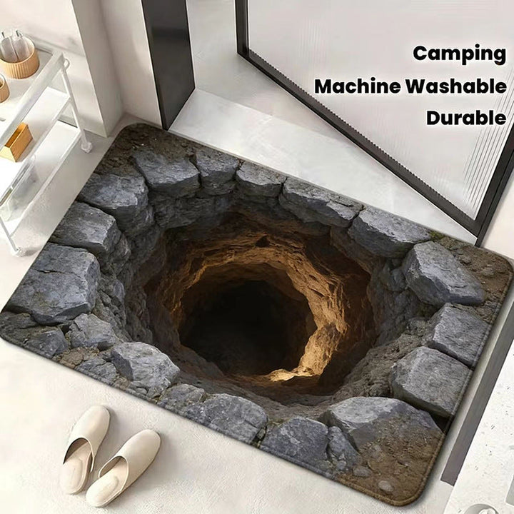 3D Optical Illusion Entrance Mat