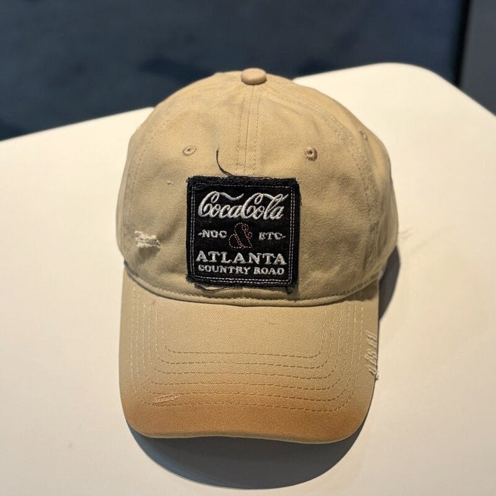 Unisex Vintage-Inspired Distressed Cap Kalsten