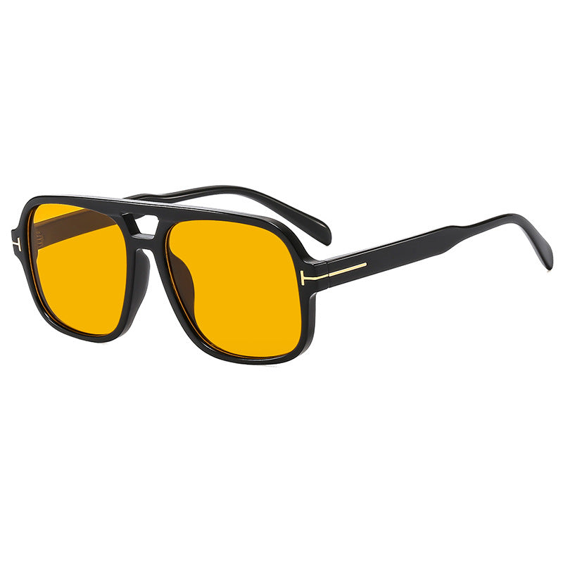 Ladies square designer glasses with delicate frame and modern plastic material Kalsten
