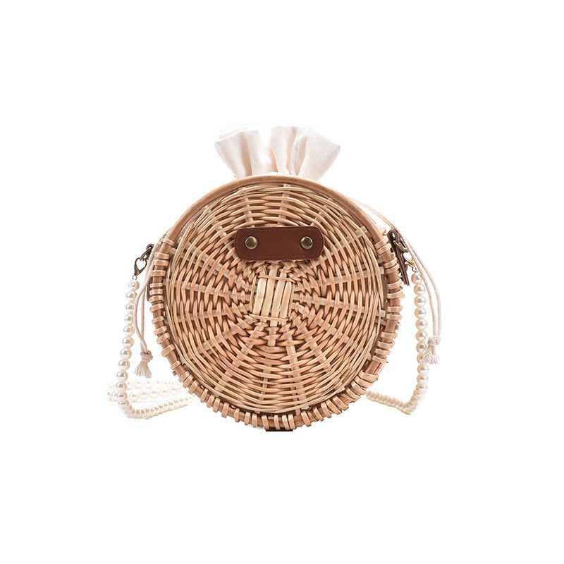 Women's Pearl Necklace Basket Bag Kalsten