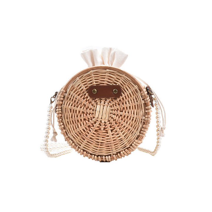 Women's Pearl Necklace Basket Bag Kalsten