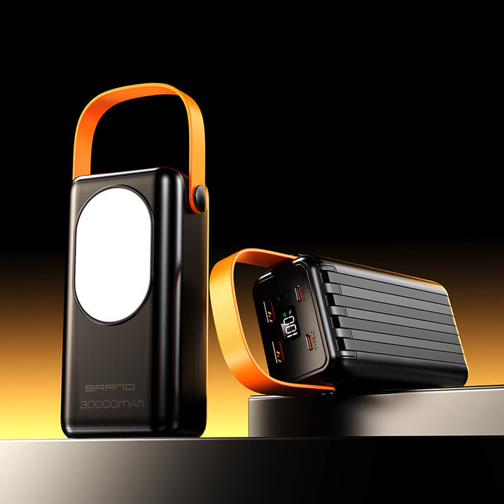 High-performance power bank with integrated LED light and digital display Kalsten