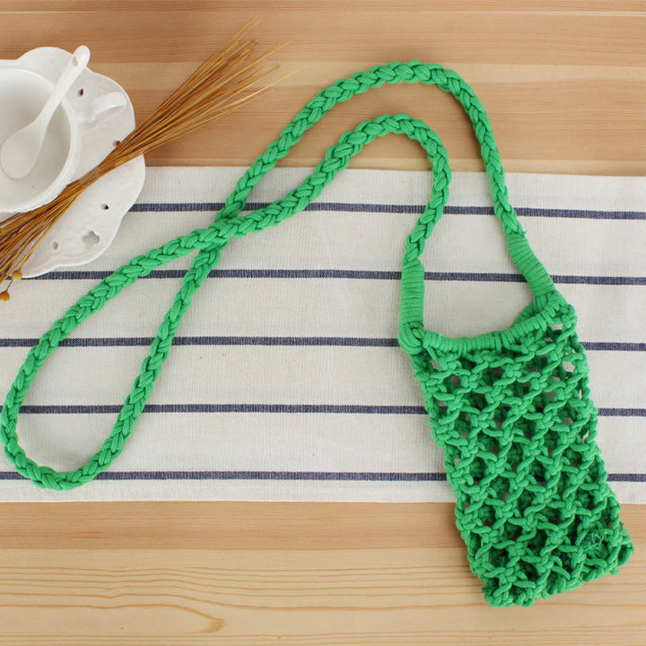 Macramé Shoulder Bag in Creative Net Design Kalsten