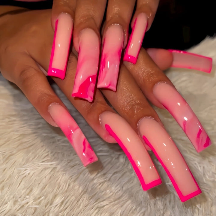 Artistic Long-Lasting Press-On Nail Set Kalsten
