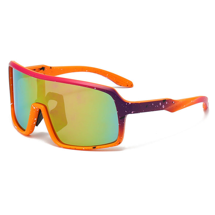 Ladies fashionable sunglasses in a futuristic design with large lenses Kalsten