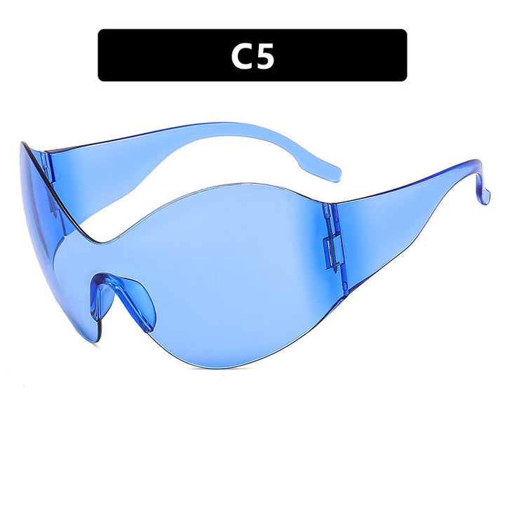 Women's visor-style sunglasses with innovative protection design Kalsten