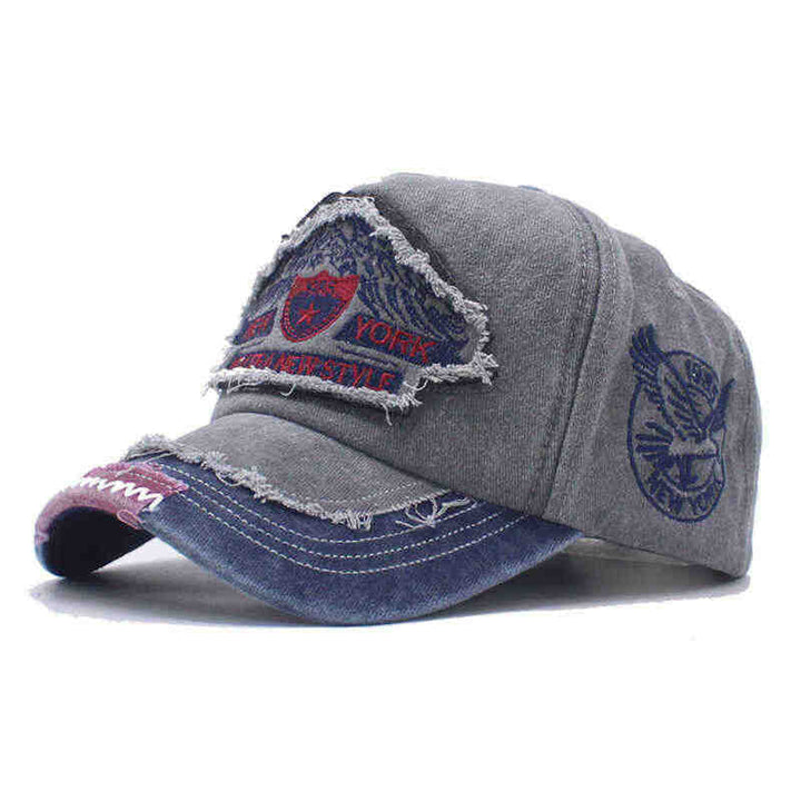 Men's Distressed Denim Cap Kalsten