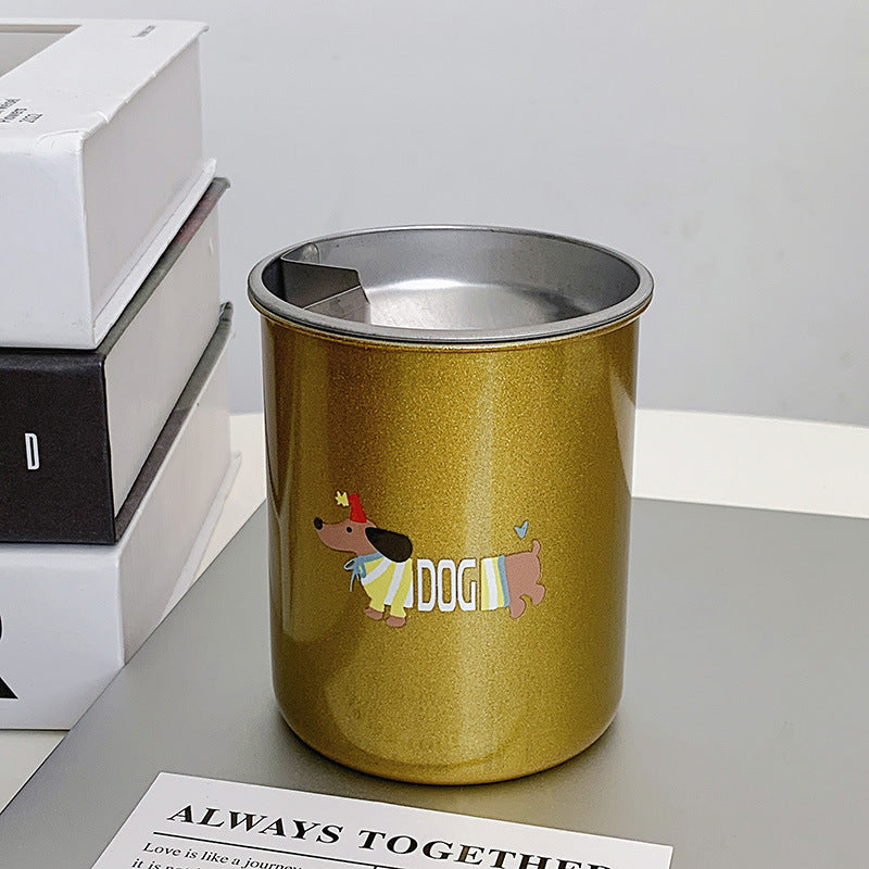 Thermal mug with funny dog breakfast design Kalsten