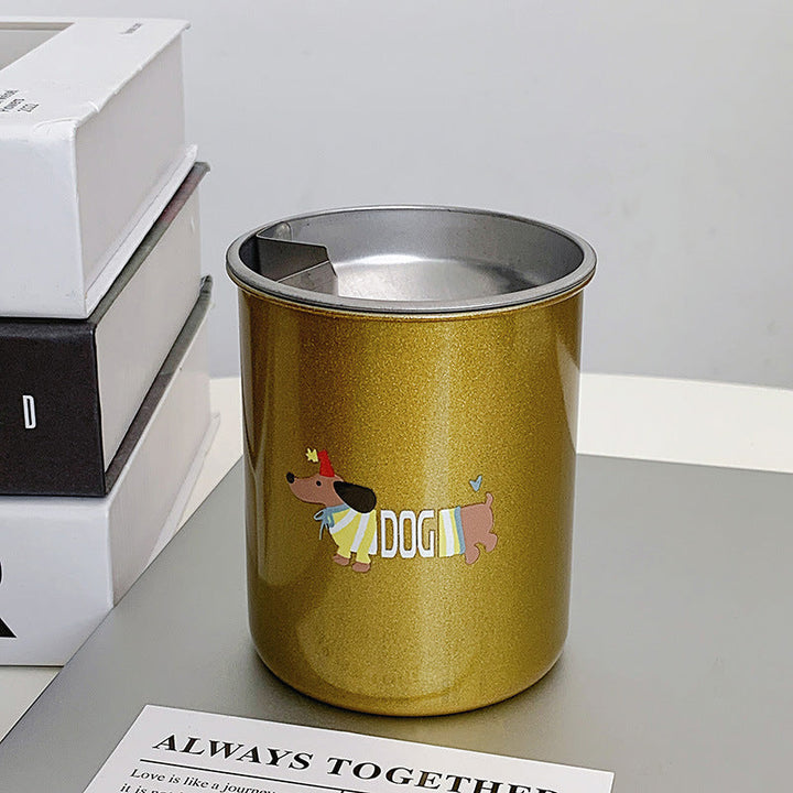 Thermal mug with funny dog breakfast design Kalsten